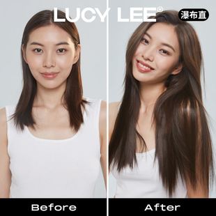 假发片长直卷发自然无痕中蓬松补发增发 LUCY LEE如意接发片三片式