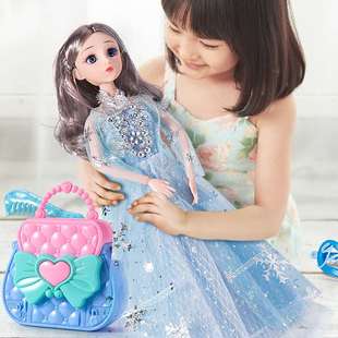 超大洋娃娃仿真套装 2021新款 女孩玩具大号爱莎公主玩偶艾莎换装