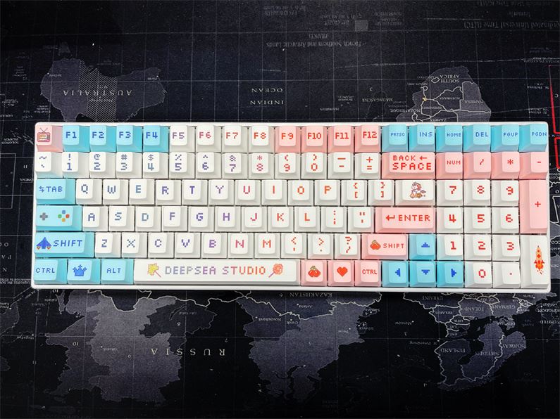 rk860无线机械键盘定制100键蓝牙三模2.4g游戏键盘青茶红热插拔轴