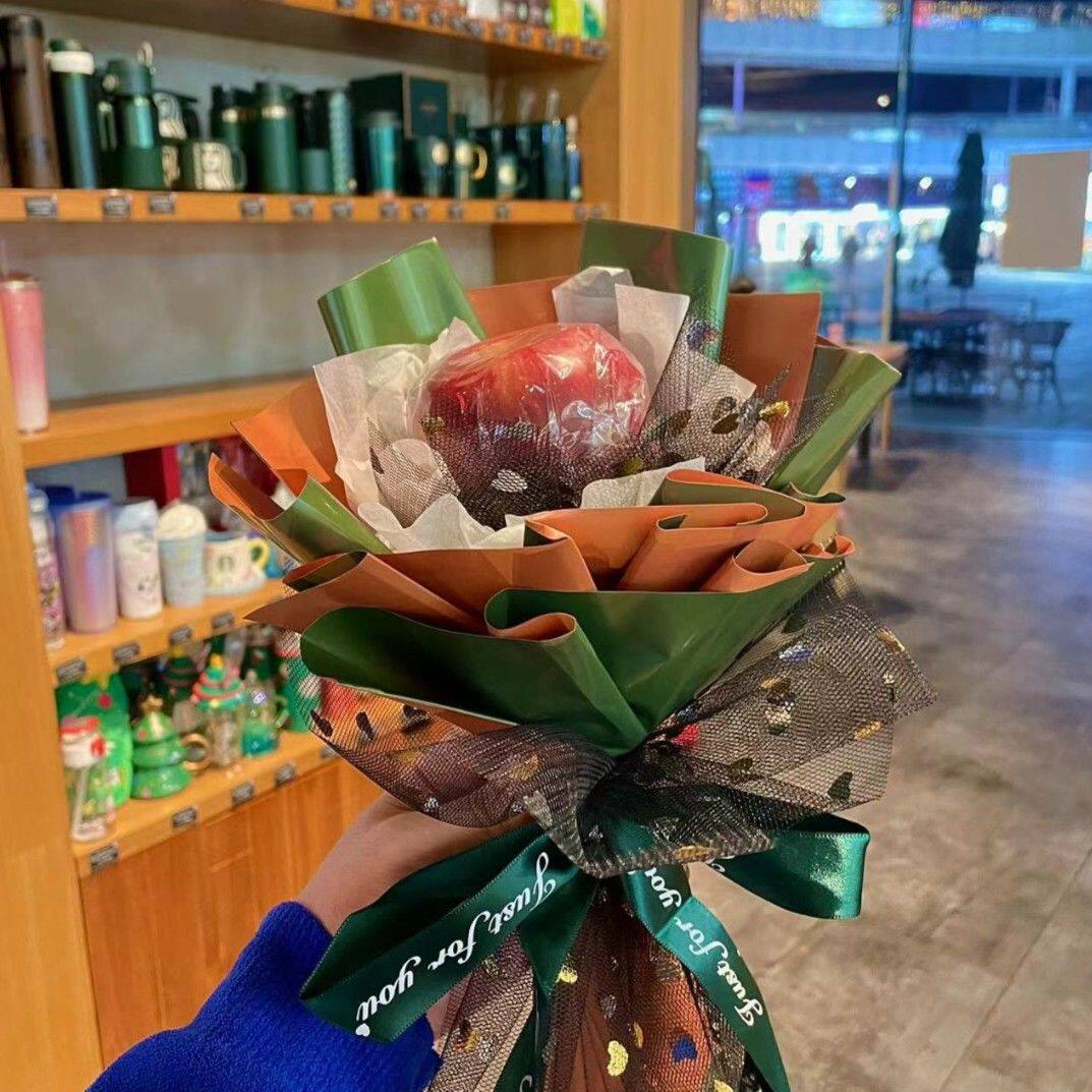 平安夜苹果花束教程 苹果小花束 伤感说说吧