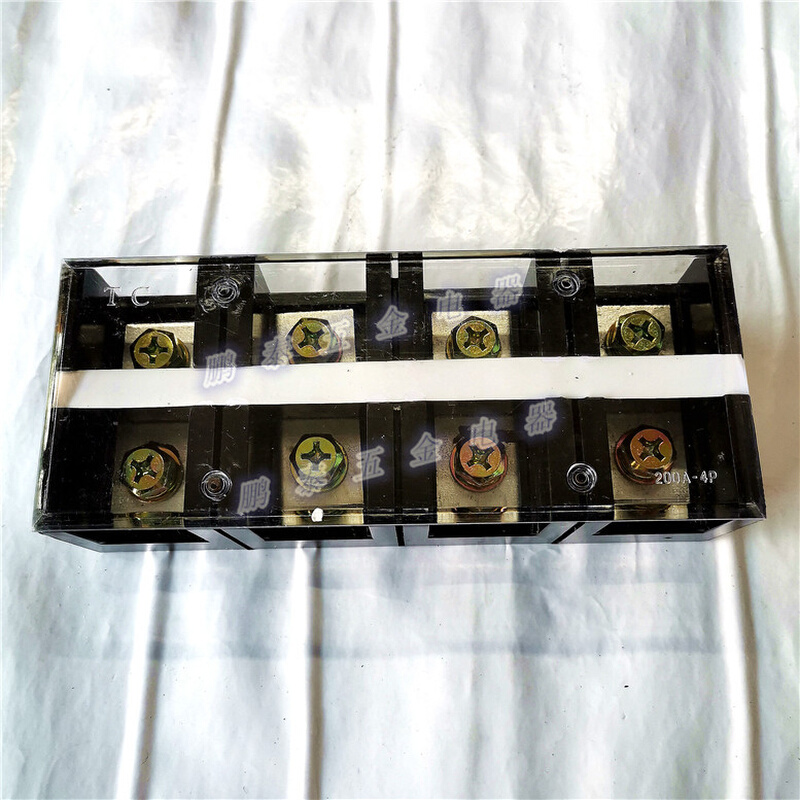 TC2003大电流接线端子排TC-2004固定式接线板3节4节连接器200A3位