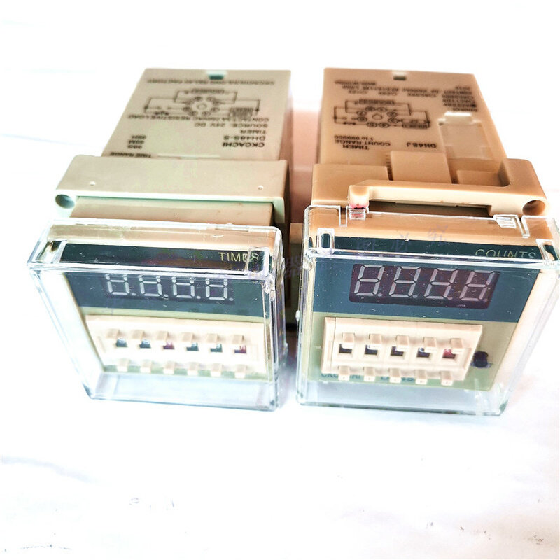 数显DH48J电子计数器DH48J-8预置计数继电器220V接点计数220V 24V