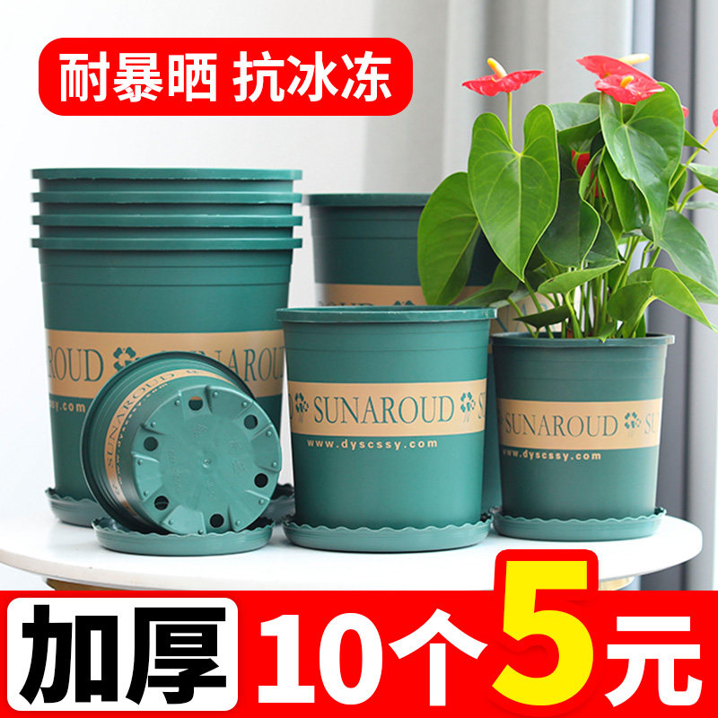 5元10个加厚家用加仑盆