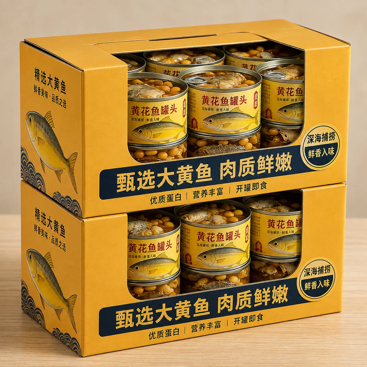 【天猫甄选】老字号0添黄花鱼罐图片