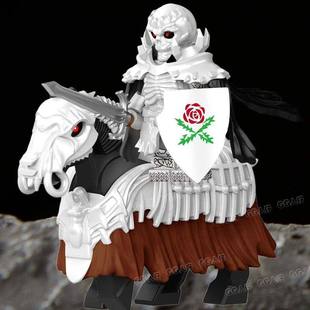 适用乐高剑风系列骷髅骑士烙印战士拼装积木人仔格斯蚀之刻神之手