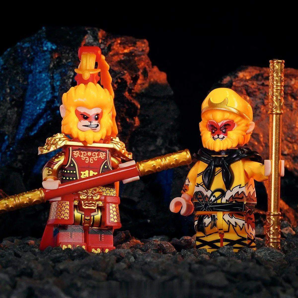 适用乐高西游记神话齐天大圣黑神话孙悟空哪吒敖丙积木人仔偶玩具,玩具/童车/益智/积木/模型,积木人,淘宝优惠券,粉丝福利购,淘宝优惠卷