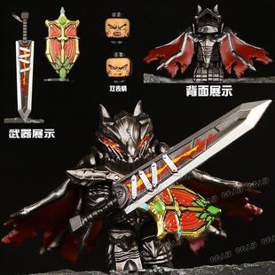 适用乐高剑风传奇烙印战士死亡之翼格斯积木人仔重装男孩玩具礼物