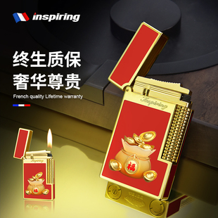 网红创意龙年发财高档男士 送男友生日礼物 充气朗声打火机复古个性