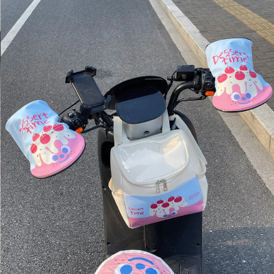 电动车防晒手套防水防风防紫外线薄款夏季立体遮阳摩托车女手把套