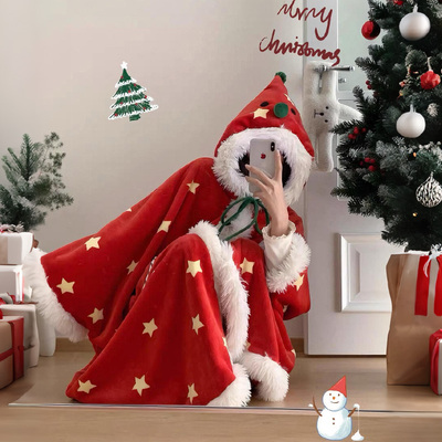 圣诞节怎么能少了星星披风斗篷哪