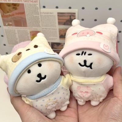10厘米自嘲熊可爱小猪连体爬爬衣