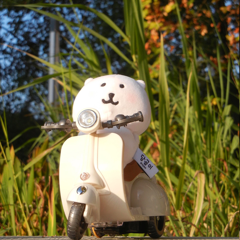 自嘲熊电动摩托车旋转迷你特技车