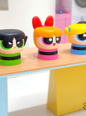 【VGT】现货华纳VGT飞天小女警小矮凳毛毛花花泡泡椅子换鞋凳子