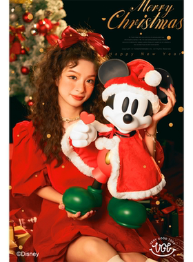 【VGT】现货 迪士尼正版授权EGO米奇-圣诞限定系列限量款潮玩手办