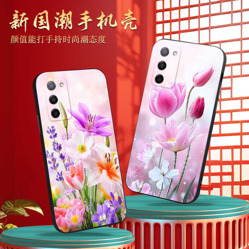 luckrider适用于oppoA56手机壳opopa56百花争艳opooa56外壳a55防摔op0aa56软胶a55s保护套0p0pa56个性PFVM10