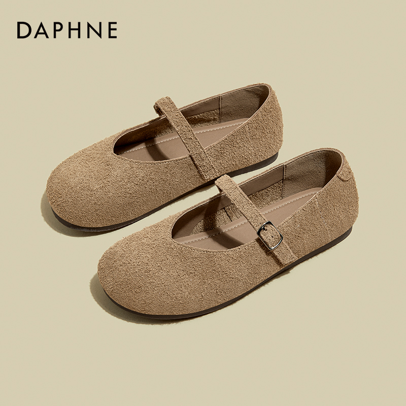 达芙妮复古玛丽珍鞋软底单鞋
