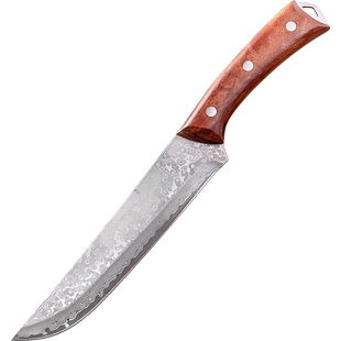 大马士革钢VG10切肉刀剔骨剃肉锋利分割宰猪羊肉开片鱼切西瓜水果