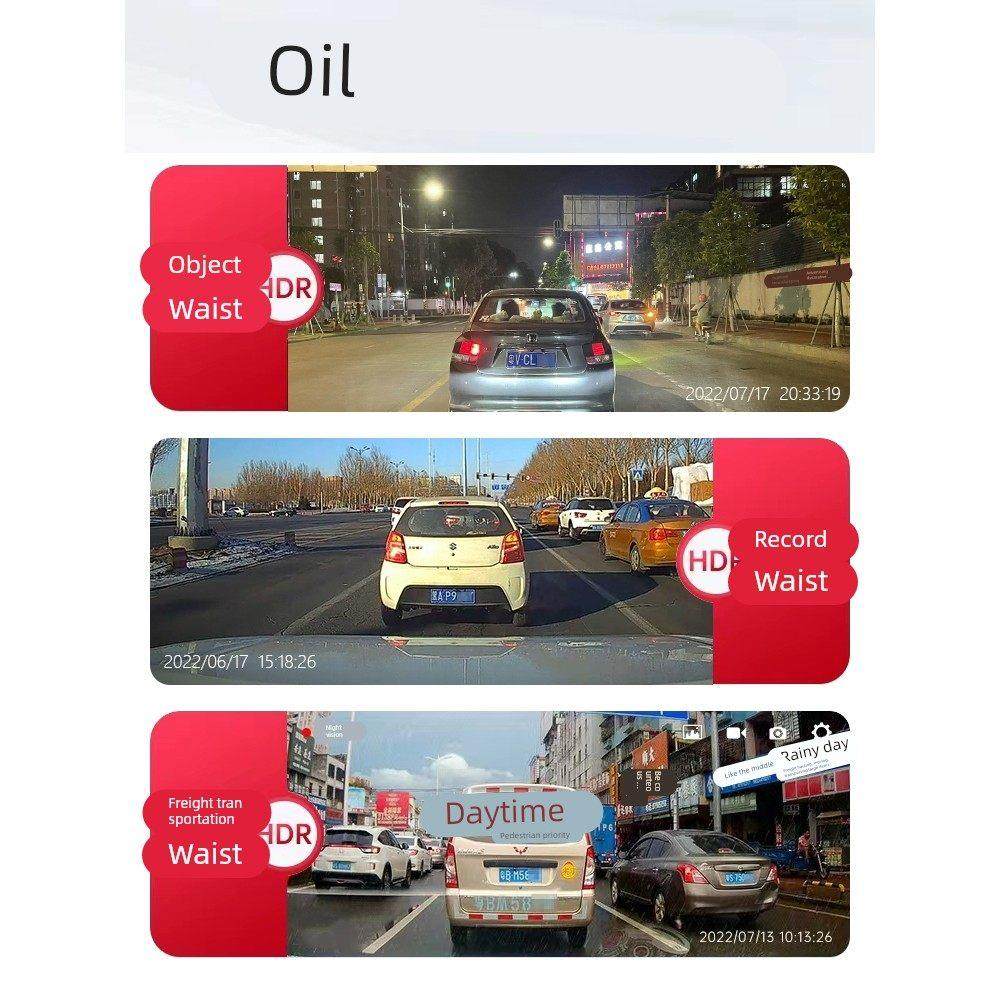 盯盯拍五菱宏光mini行车记录仪专用流媒体后视镜gb马卡龙缤果三代