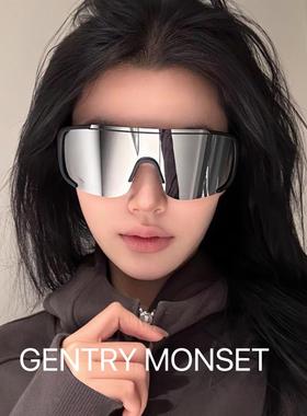 日本GENTRY MONSET超大框太阳眼镜跑步骑行登山滑雪护目镜男女太