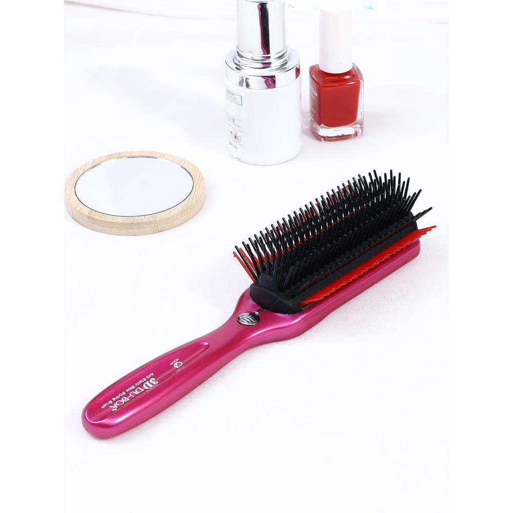 日本进口3D立体按摩造型梳防静电呵护头皮顺发高低齿蓬松魔法梳