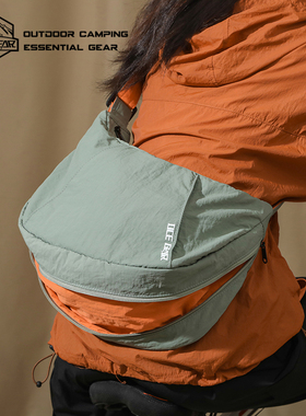 OCE GEAR户外运动骑行斜挎包百搭大容量防水单肩包男女轻便斜背包