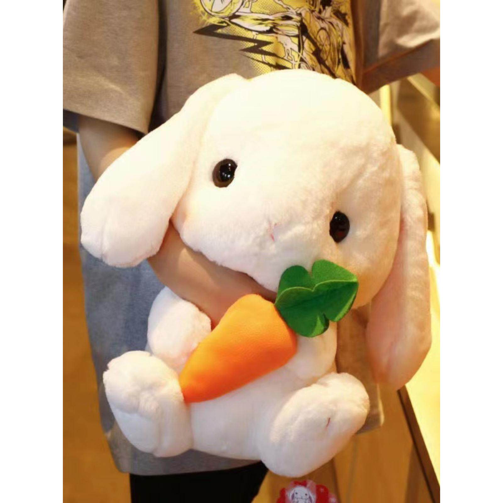 毛绒玩具小兔子公仔可爱长耳朵兔玩偶抱枕睡觉布娃娃女孩生日礼物