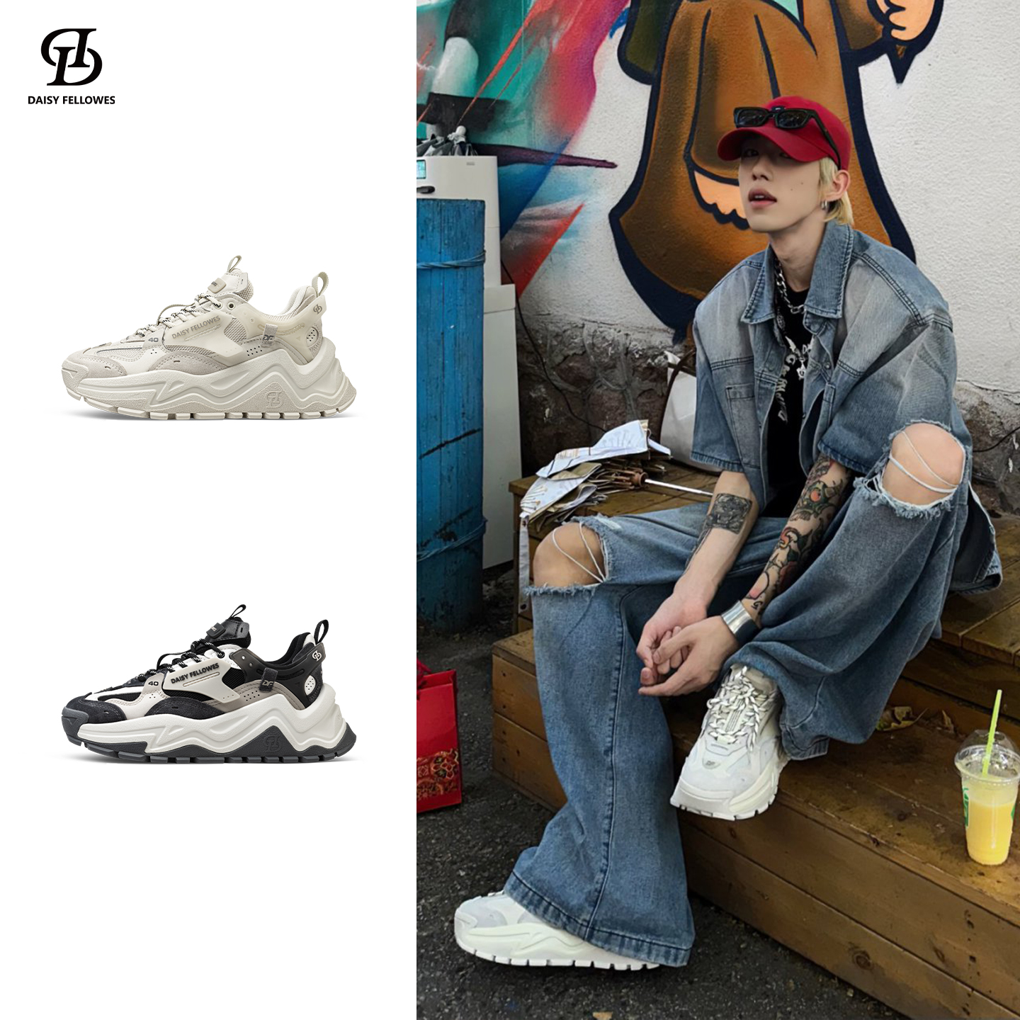 DAISYFELLOWES/黛西法罗老爹鞋