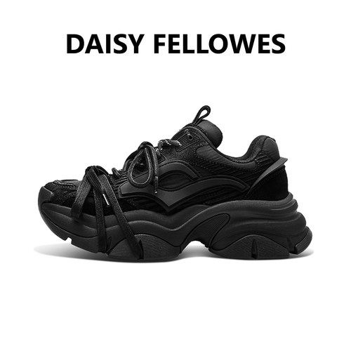 【左航贺峻霖同款】黛西法罗2026新款鹰眼厚底增高老爹鞋女休闲鞋