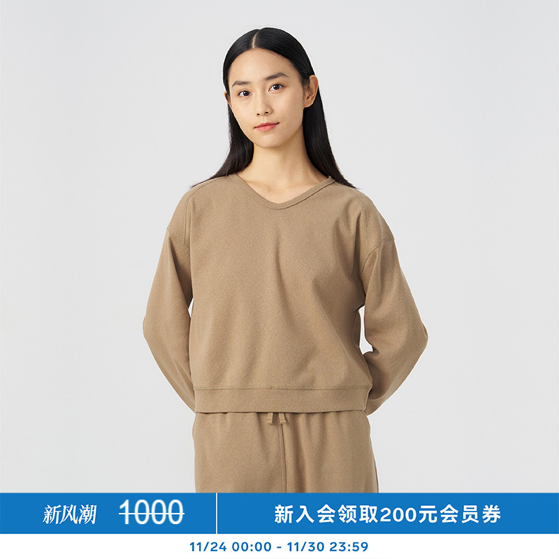 kleeklee单穿罗纹卫衣长袖