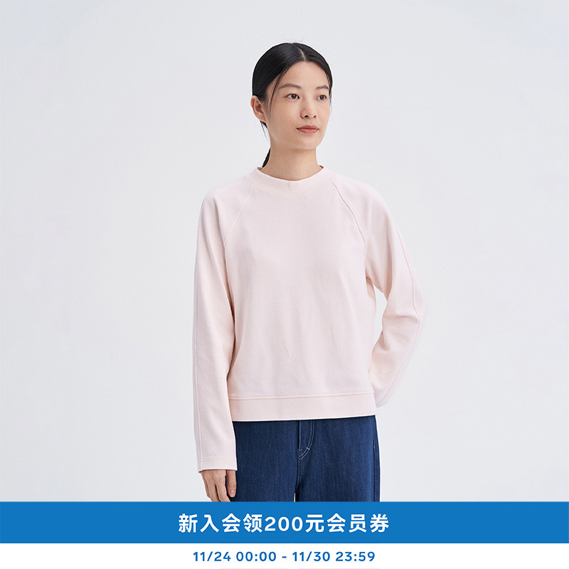 25年冬女装环保棉绒感圆领T恤