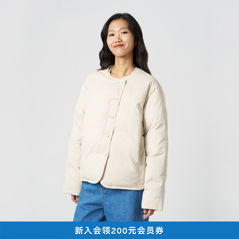 kleeklee回收尼龙羽绒短外套