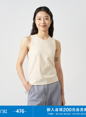 klee klee25春女装环保棉柔软舒适内搭显瘦针织布背心K0251VE01