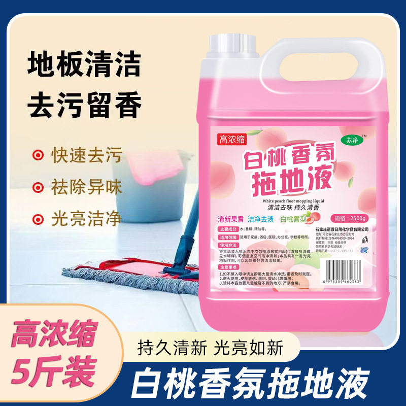 【5斤大桶】清香拖地清洁液去污地面留香地板清洁剂花露白桃味,洗护清洁剂/卫生巾/纸/香薰,地面清洁剂,淘宝优惠券,粉丝福利购,淘宝优惠卷