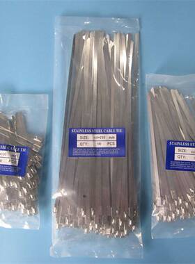 金属304不锈钢扎带4.67.98101216*100150200250300400