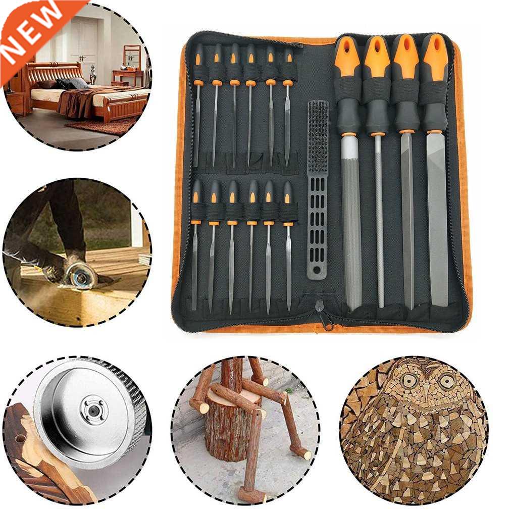 18pcs Fle Set Combnaton Metal Steel Fle Grndng ron