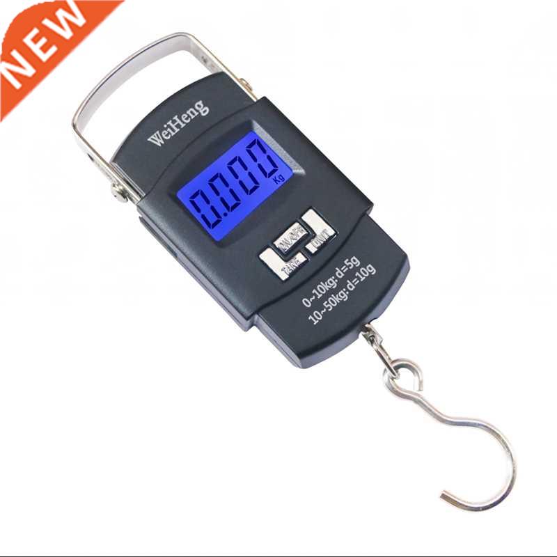 WeiHeng 50KG Digital Fish Hanging Hook Scale Portable Electr