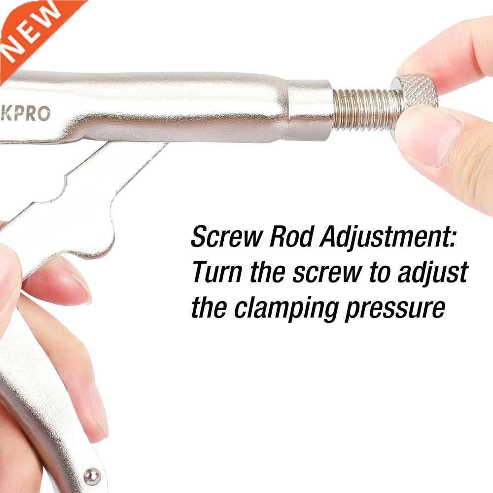 Locking Pliers Set CRV Lock Pliers Curved Jaw Pliers Straig