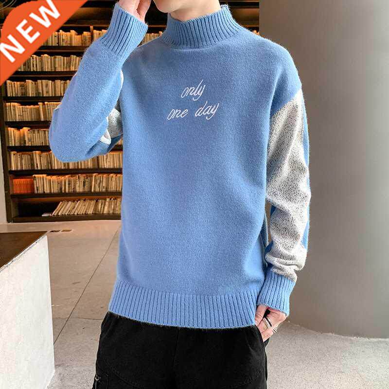 autumn and winter new fashion nd color matching english lett