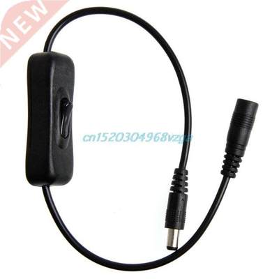 Switch Male to Female Extension Cable Cord With On/Off N DC