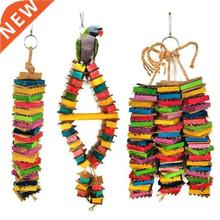 Bird Cardboard Colorful Birds Toy Parrot Destroy Chewing