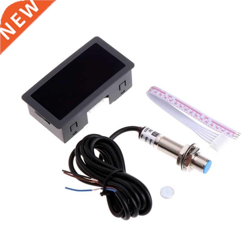 4 LED Tachometer RPM Speed Meter+Proximity Switch Sensor NPN