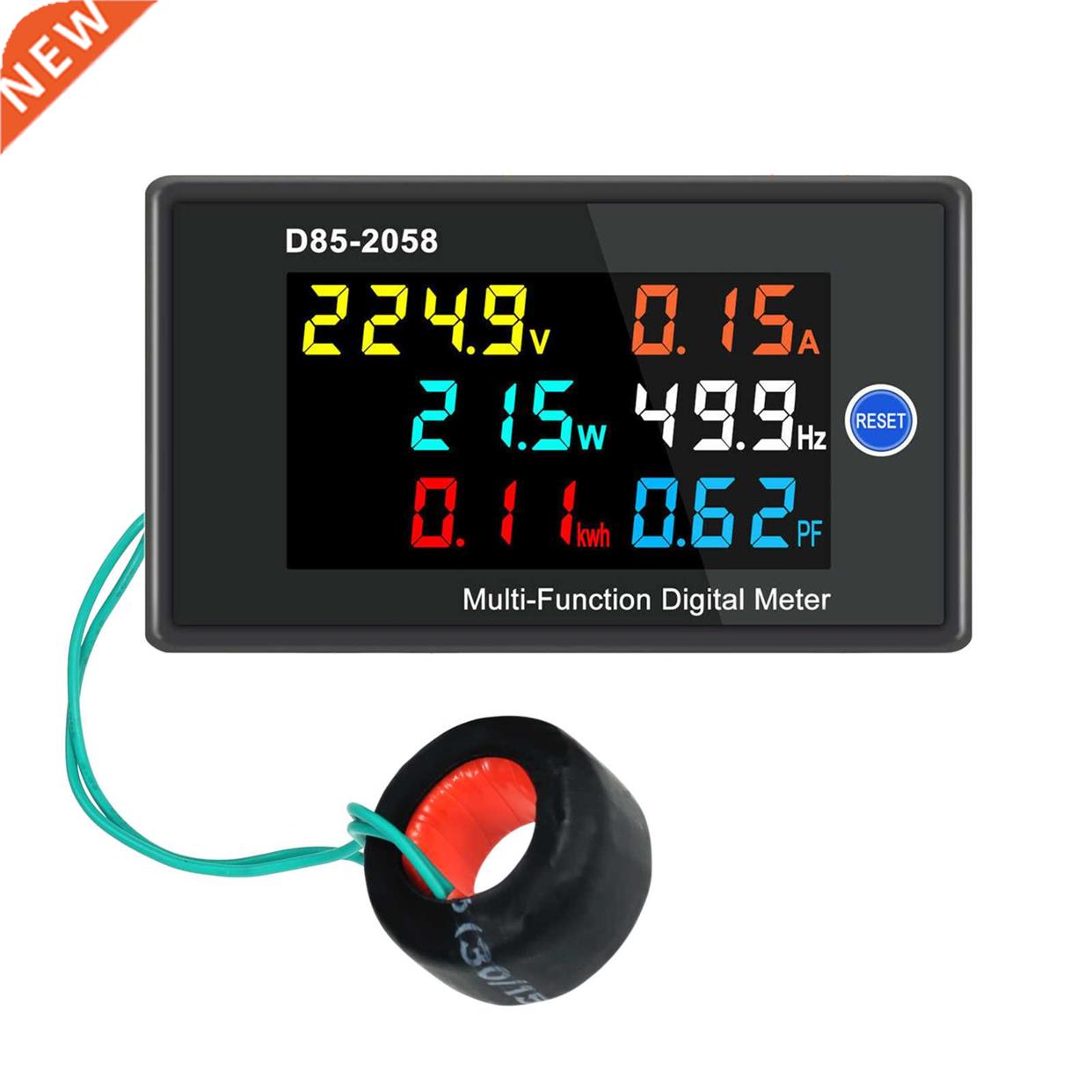 KKmoon Single Phase AC Voltage AC Current Digital Meter Powe
