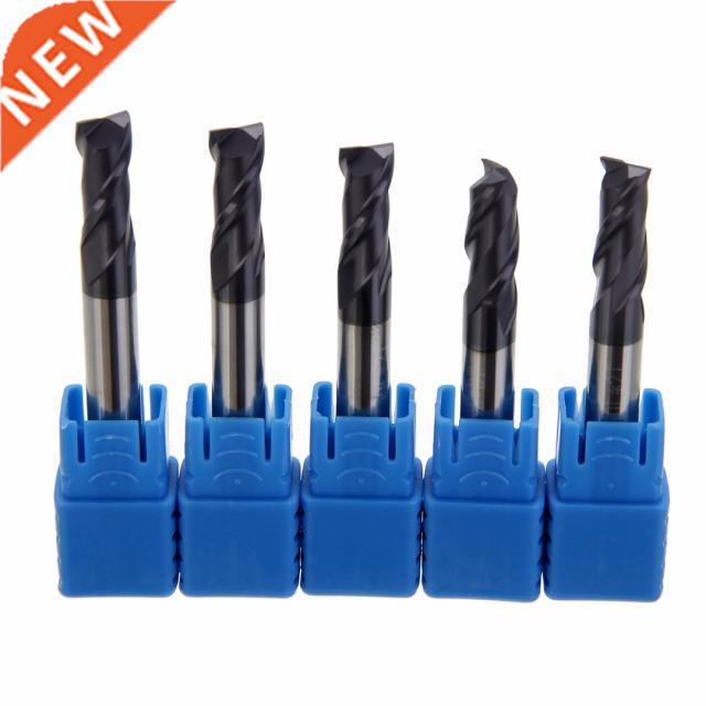 5pcs 6mm Diameter Solid Carbide End Mill 2 Flute Micrograin