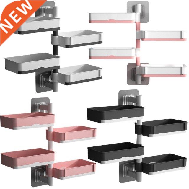 Multifunctional Storage Tray 4-Layer Soap Rack Shampoo Holde