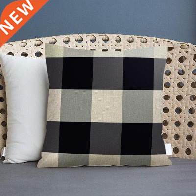 Pillowcase Linen Cushion Cover Home Decorative Sofa Bed