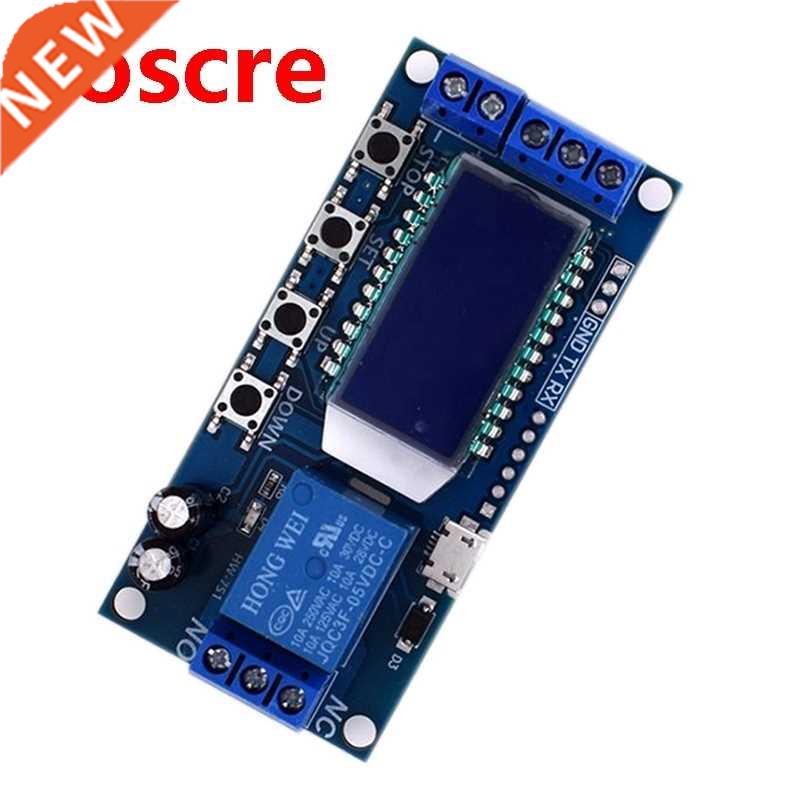 icro Usb Digital Lcd Display Tie Delay Relay odule Dc 6-3