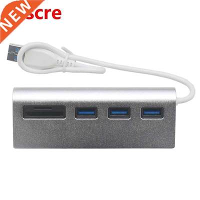 Mini 3 in 1 USB 2.0 Hub USB2.0 Splitter + Cardreader Card Re