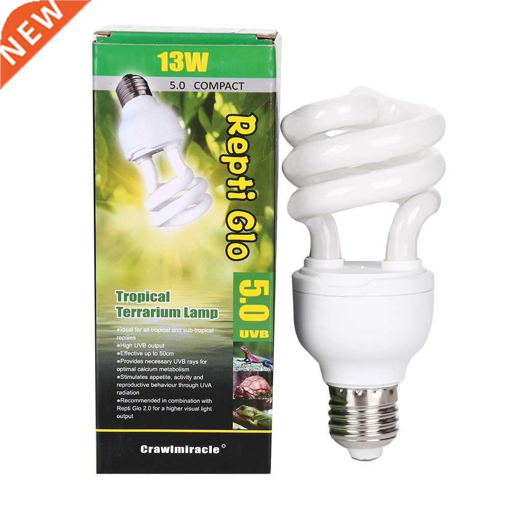 5.0 10.0 UVB 13W Reptile Light Bulb UV Glow Lamp for