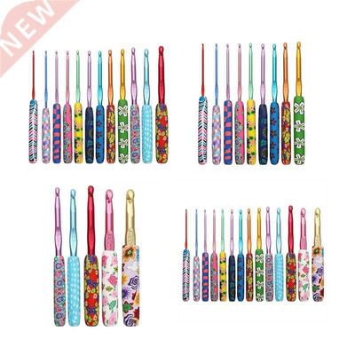 Crochet Hooks Knitting Needles Set Soft Handle Aluminum