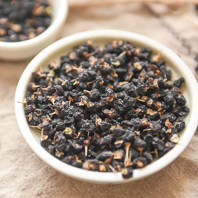 正品黑枸杞500g正宗青海黑果子茶25E0g特级野生免洗小枸杞50g泡水